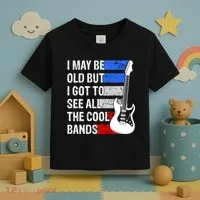 May Be Old Cool Bands Classic Music Toddler T-Shirt thumb 3