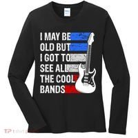 May Be Old Cool Bands Classic Music Women's Long Sleeve Shirt thumb 0