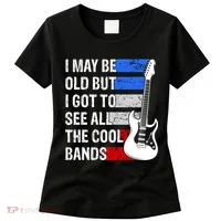 May Be Old Cool Bands Classic Music Women's T-Shirt thumb 0