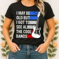 May Be Old Cool Bands Classic Music Women's T-Shirt thumb 2