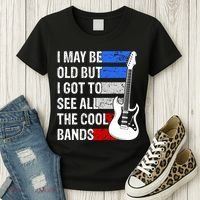 May Be Old Cool Bands Classic Music Women's T-Shirt thumb 3
