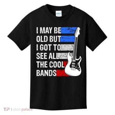 May Be Old Cool Bands Classic Music Kids T-Shirt