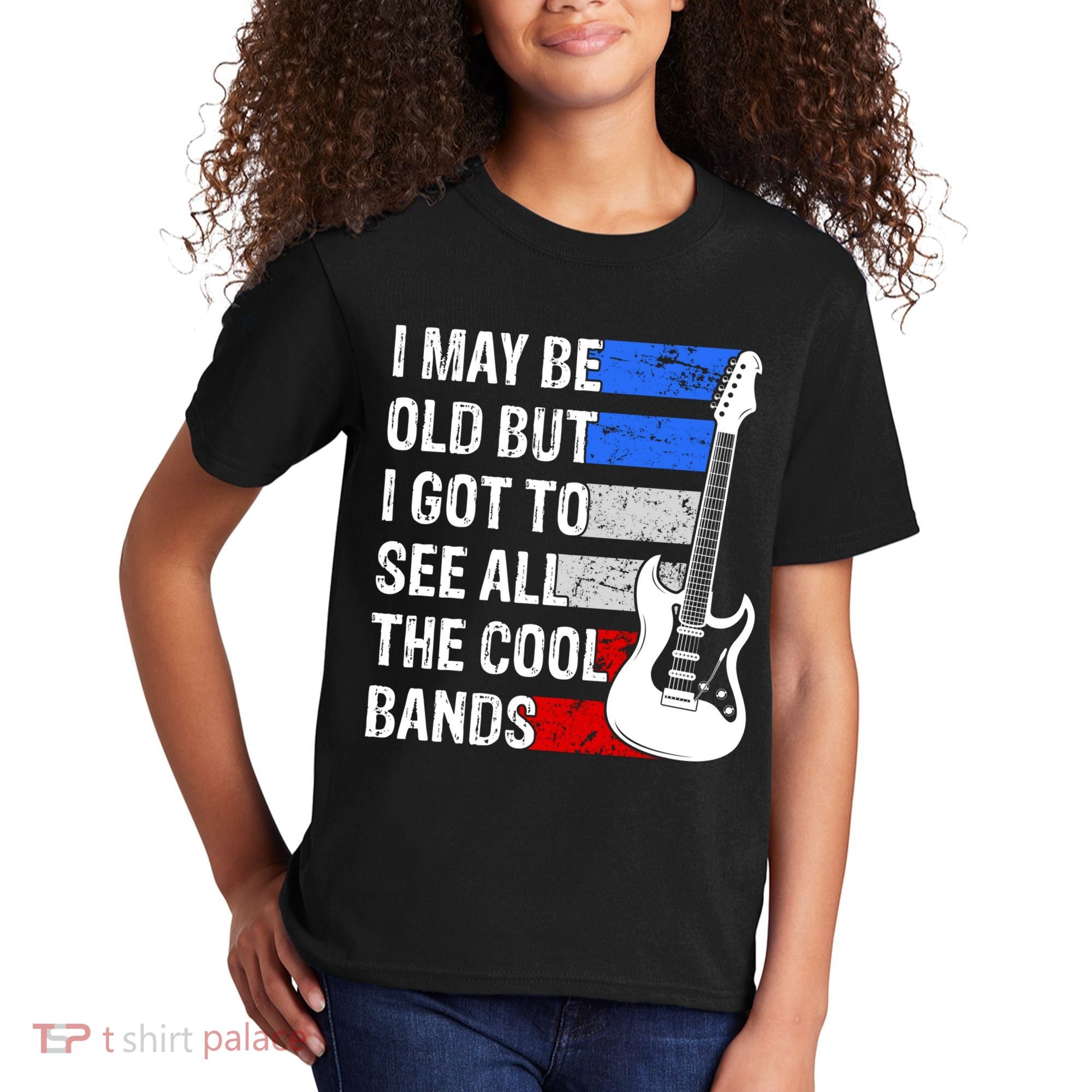 May Be Old Cool Bands Classic Music Kids T-Shirt