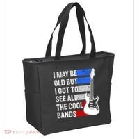 May Be Old Cool Bands Classic Music Tote Bag thumb 2