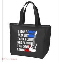 May Be Old Cool Bands Classic Music Tote Bag thumb 3