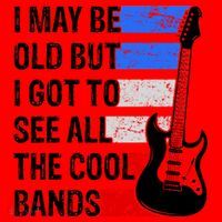 May Be Old Cool Bands Classic Music Santa Hat thumb 1