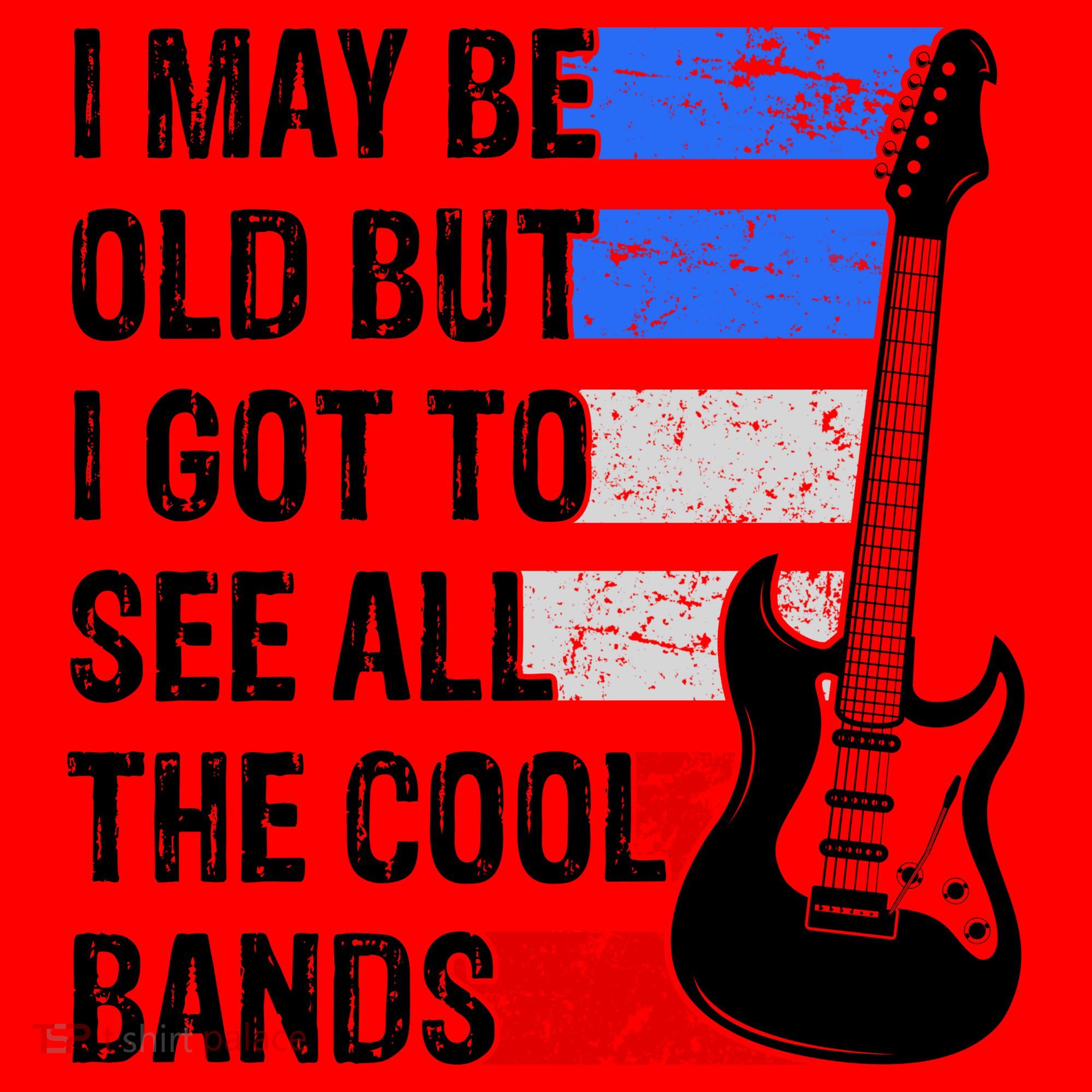 May Be Old Cool Bands Classic Music Santa Hat