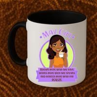 May Birthday Girl Knows More Than You Realize Coffee Mug thumb 2