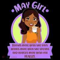 May Birthday Girl Knows More Than You Realize Women's Hoodie thumb 2