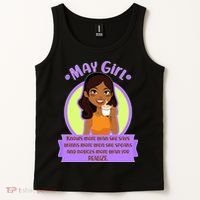 May Birthday Girl Knows More Than You Realize Tank Top thumb 2