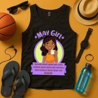 May Birthday Girl Knows More Than You Realize Tank Top thumb 4