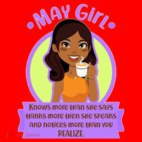 May Birthday Girl Knows More Than You Realize Santa Hat thumb 1