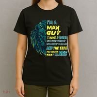 May Birthday Guy Has 3 Sides Sweet Funny Crazy  T-Shirt thumb 4