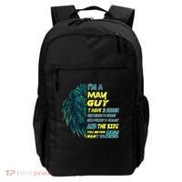 May Birthday Guy Has 3 Sides Sweet Funny Crazy  Backpack thumb 0