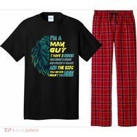 May Birthday Guy Has 3 Sides Sweet Funny Crazy  Pajama Set thumb 0