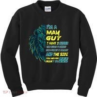 May Birthday Guy Has 3 Sides Sweet Funny Crazy  Kids Sweatshirt thumb 0