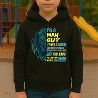 May Birthday Guy Has 3 Sides Sweet Funny Crazy  Kids Hoodie thumb 3