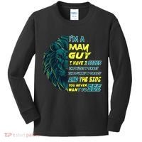 May Birthday Guy Has 3 Sides Sweet Funny Crazy  Kids Long Sleeve Shirt thumb 0