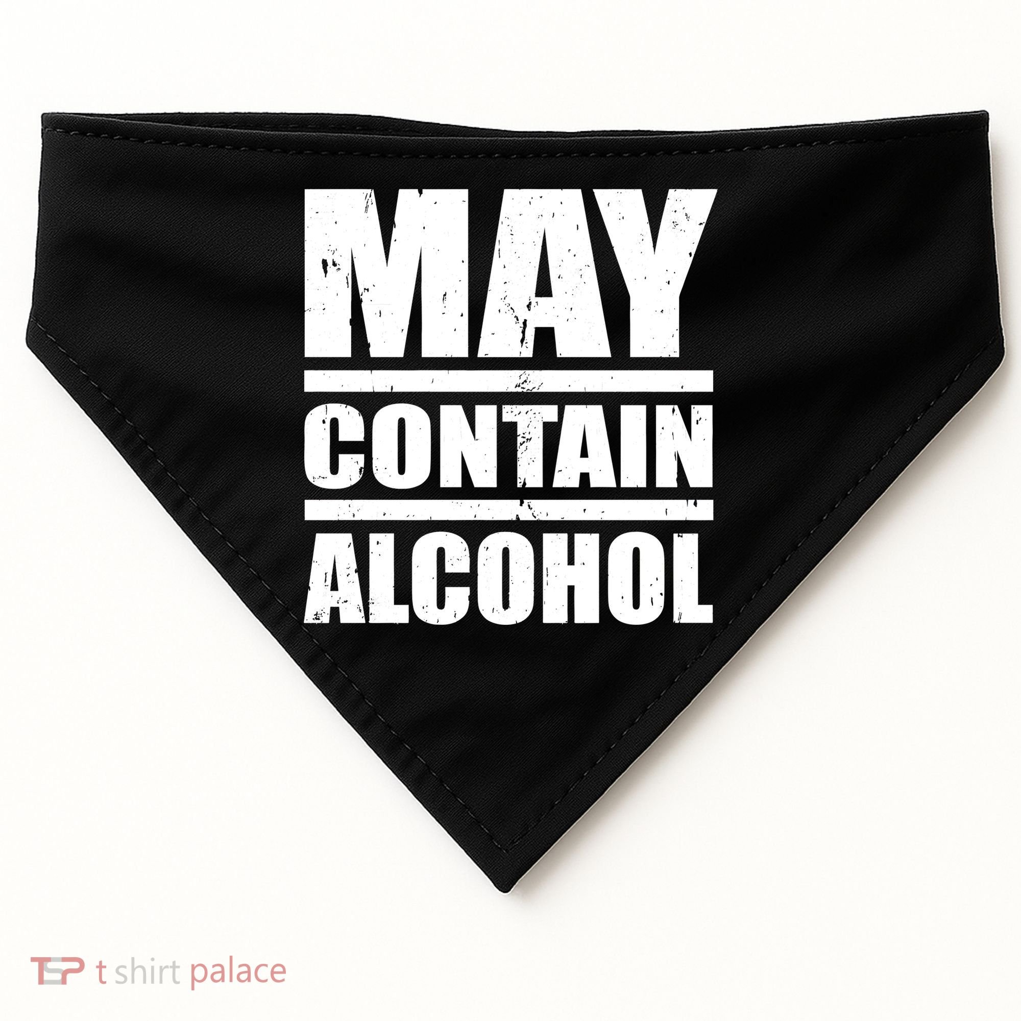 May Contain Alcohol USA-Made Doggie Bandana