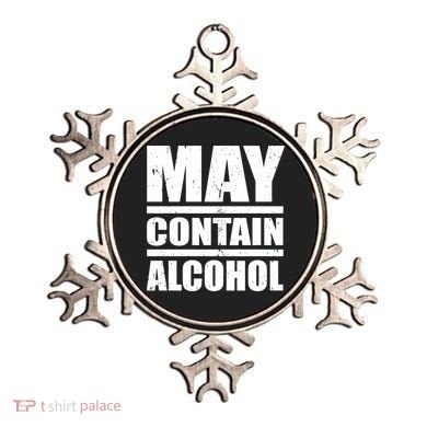 May Contain Alcohol Ornament