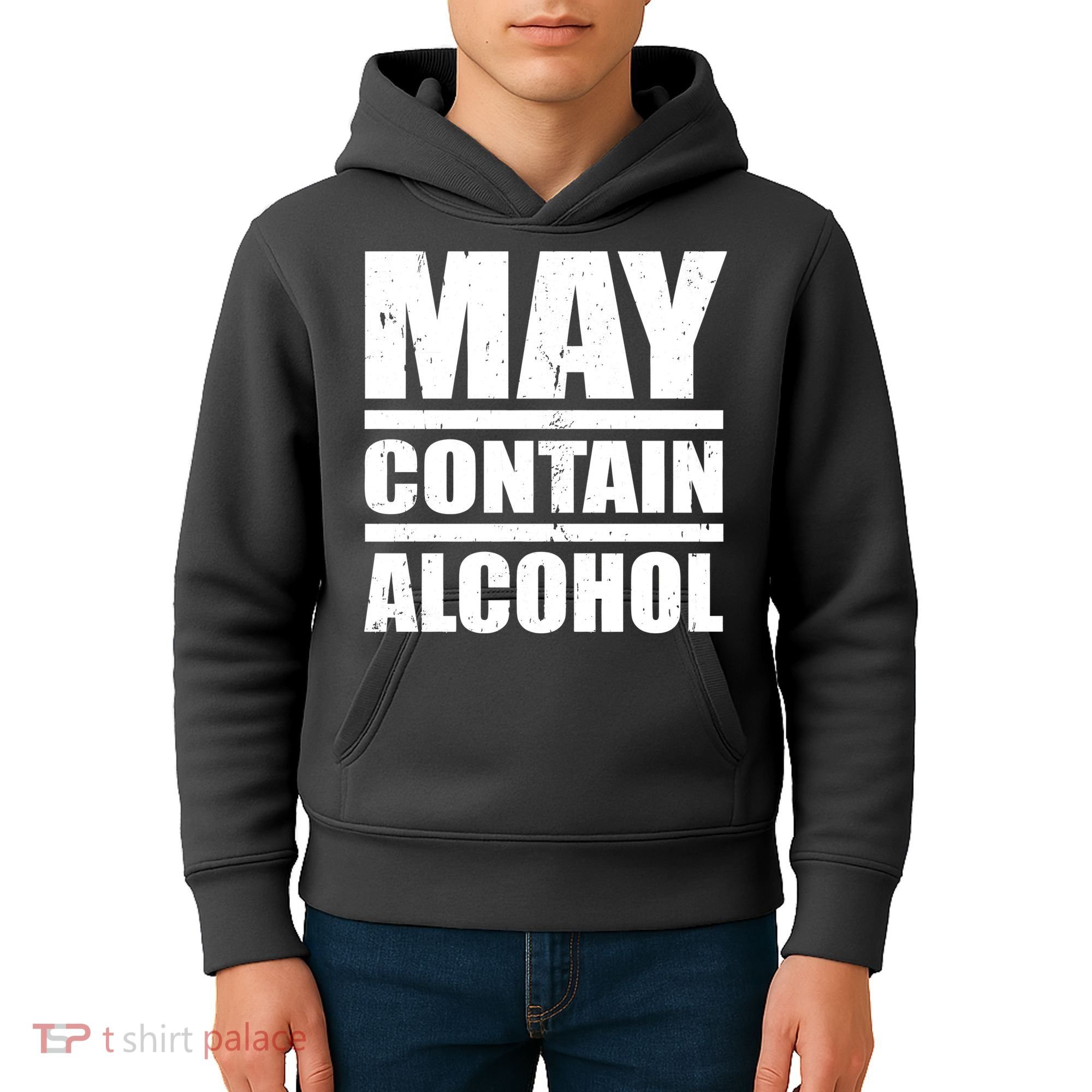 May Contain Alcohol Kids Hoodie