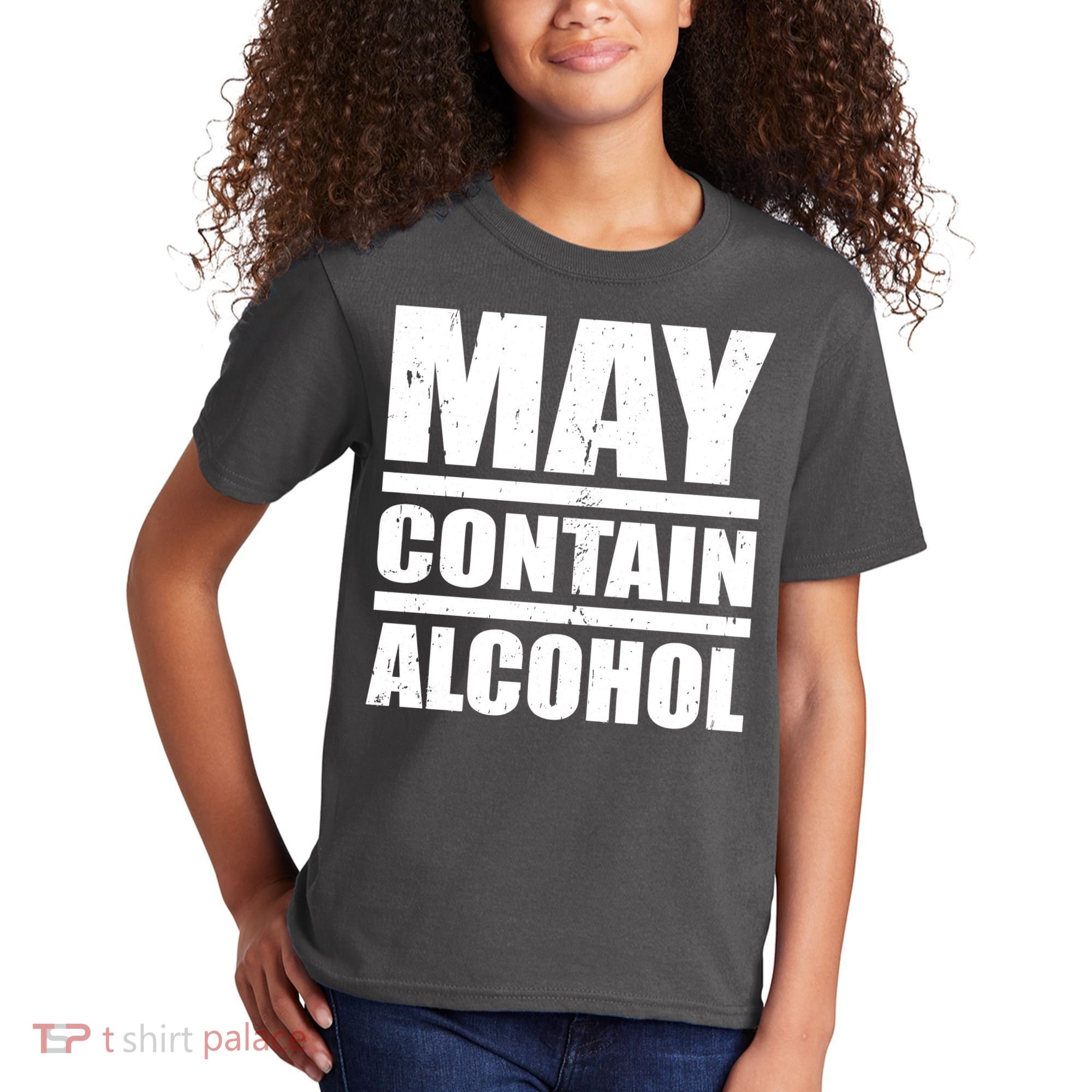 May Contain Alcohol Kids T-Shirt