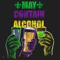 May Contain Alcohol Mardi Gras Women's Sweatshirt thumb 2