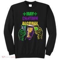 May Contain Alcohol Mardi Gras Sweatshirt thumb 0