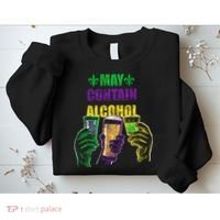 May Contain Alcohol Mardi Gras Sweatshirt thumb 2