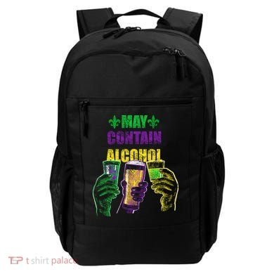 May Contain Alcohol Mardi Gras Backpack