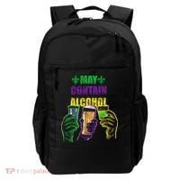 May Contain Alcohol Mardi Gras Backpack thumb 0