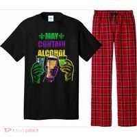 May Contain Alcohol Mardi Gras Pajama Set thumb 0