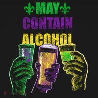 May Contain Alcohol Mardi Gras Tote Bag thumb 2