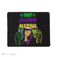 May Contain Alcohol Mardi Gras Mousepad thumb 0