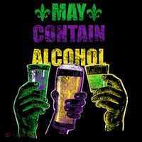 May Contain Alcohol Mardi Gras Kids Hoodie thumb 5