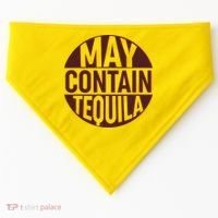 May Contain Tequila USA-Made Doggie Bandana thumb 0