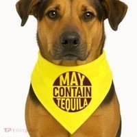 May Contain Tequila USA-Made Doggie Bandana thumb 1
