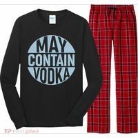 May Contain Vodka Long Sleeve Pajama Set thumb 0