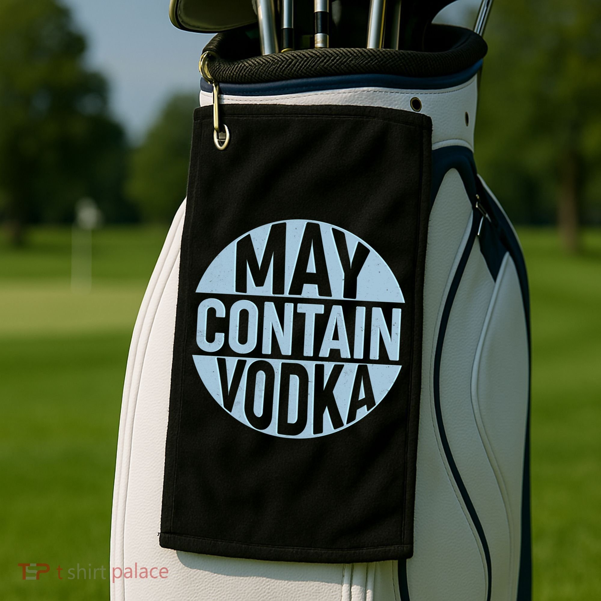 May Contain Vodka Golf Towel