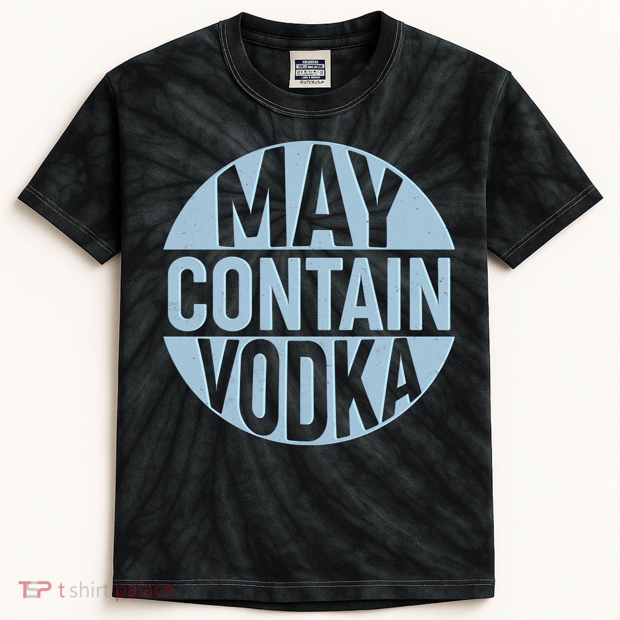 May Contain Vodka Kids Tie-Dye T-Shirt