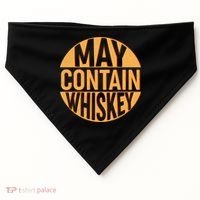 May Contain Whiskey USA-Made Doggie Bandana thumb 0