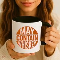 May Contain Whiskey Coffee Mug thumb 3