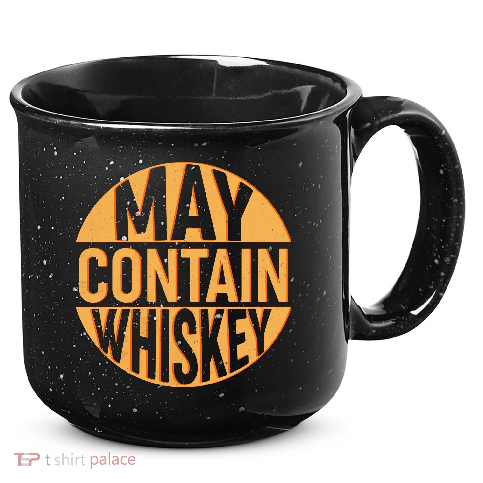May Contain Whiskey 15oz Campfire Ceramic Mug