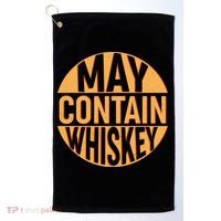 May Contain Whiskey Golf Towel thumb 0