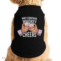 May Contain Whiskey Cheers Doggie Tank thumb 0