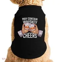 May Contain Whiskey Cheers Doggie Tank thumb 0