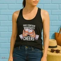 May Contain Whiskey Cheers Women's Tank Top thumb 2