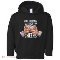 May Contain Whiskey Cheers Toddler Hoodie thumb 0