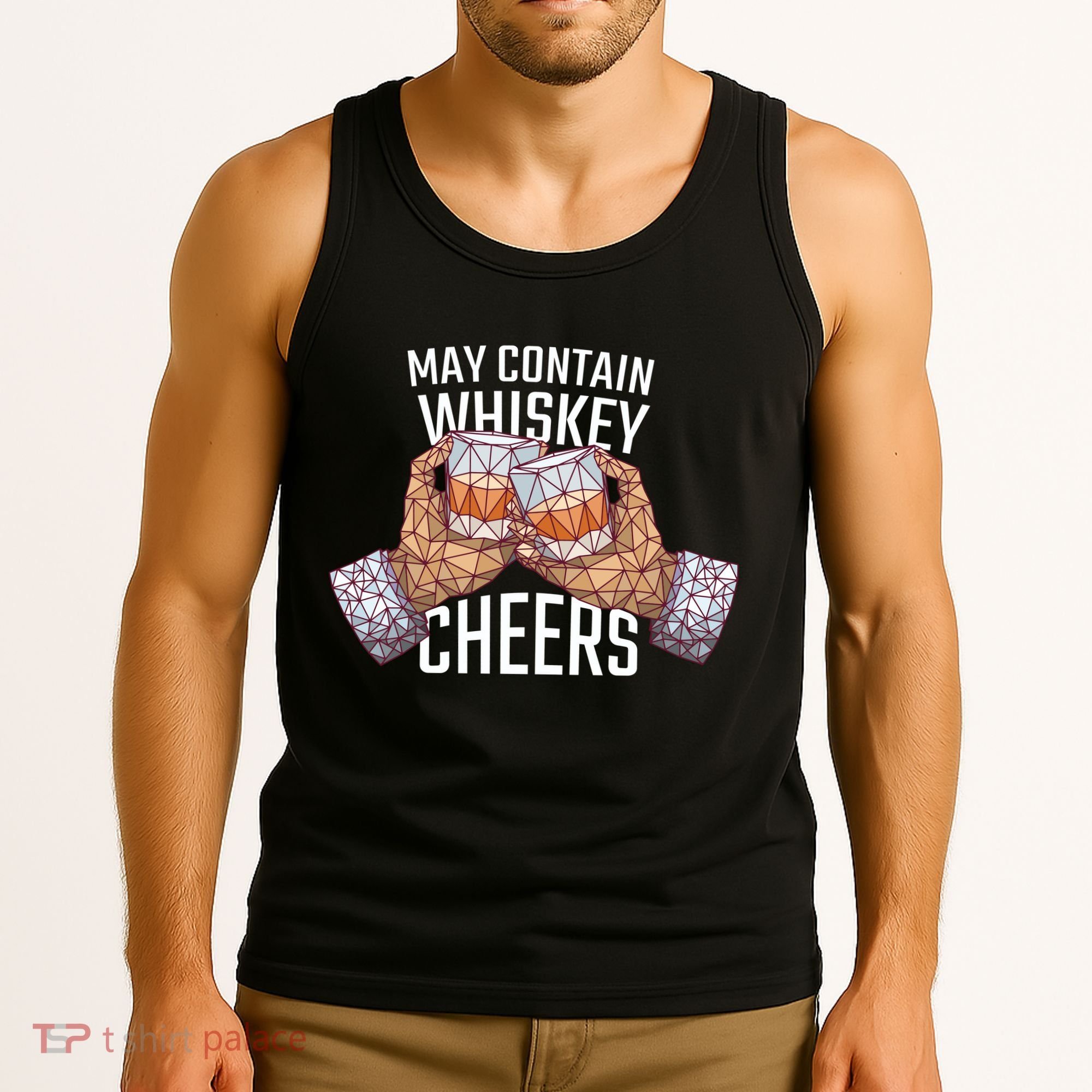 May Contain Whiskey Cheers Tank Top