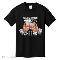 May Contain Whiskey Cheers Kids T-Shirt thumb 0